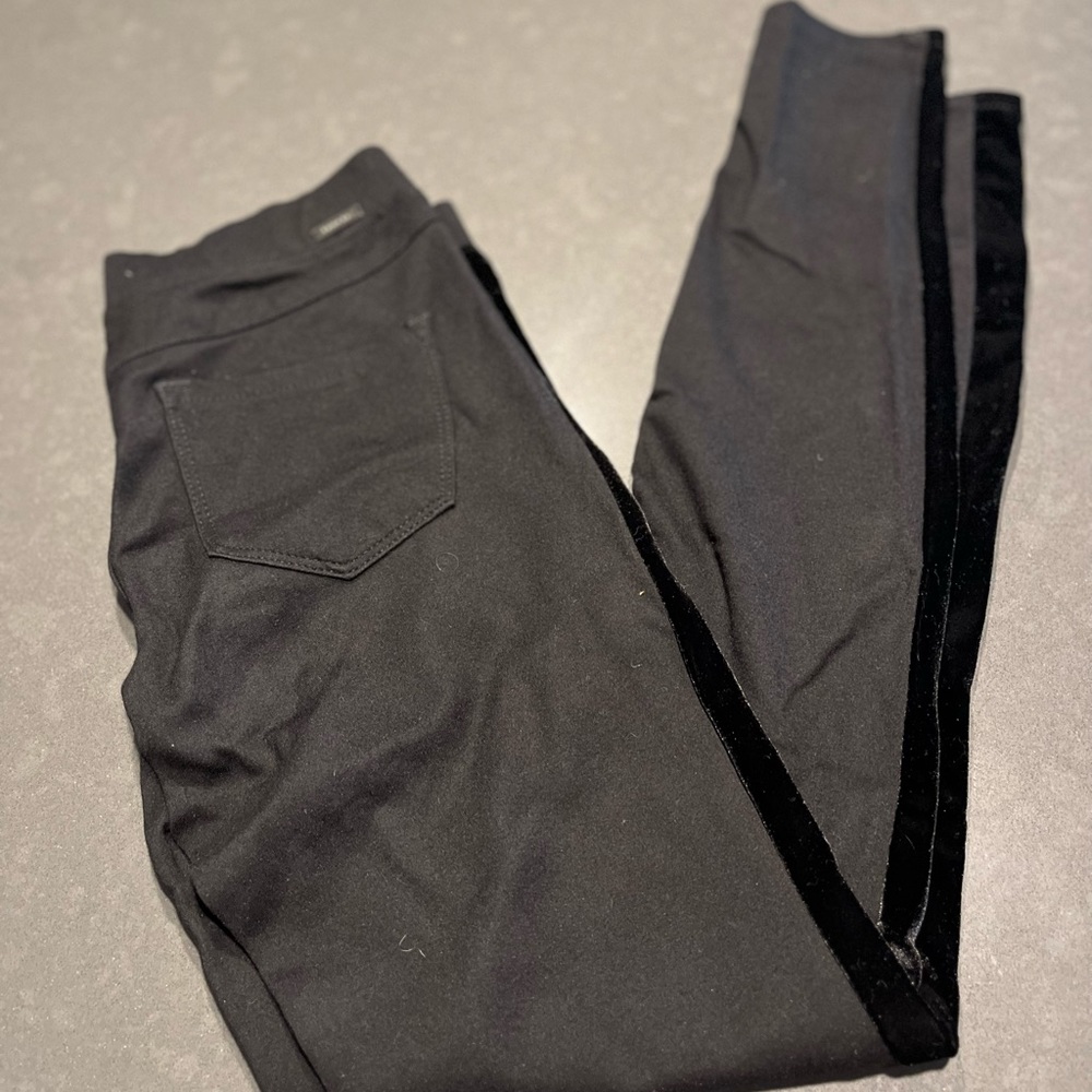 Tractr | velvet stripe leggings